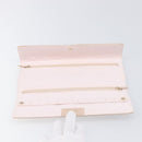 CHANEL Matelasse 2.55 Accessory Pouch Lamb Skin Pink Gold CC Auth 197784V-14