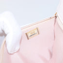 CHANEL Matelasse 2.55 Accessory Pouch Lamb Skin Pink Gold CC Auth 197784V-24