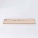 CHANEL Matelasse 2.55 Accessory Pouch Lamb Skin Pink Gold CC Auth 197784V-7