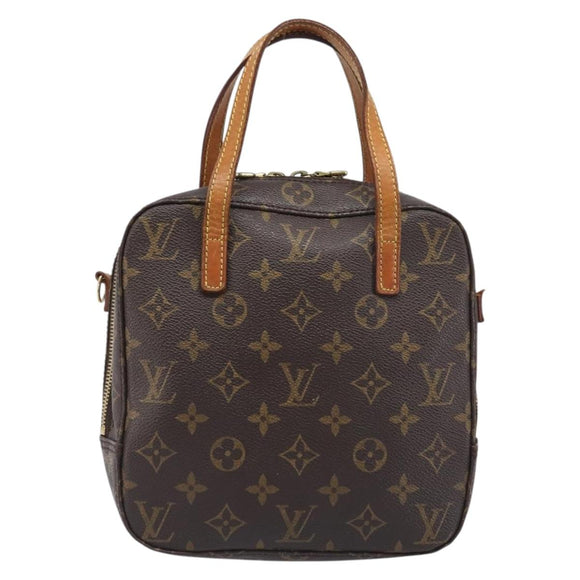 LOUIS VUITTON Monogram Spontini Hand Bag M47500 LV Auth 197789