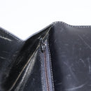Christian Dior Hand Bag Leather Black Gold Auth 197791-19