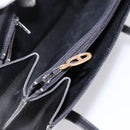 Christian Dior Hand Bag Leather Black Gold Auth 197791-21