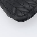 GUCCI Jackie Shoulder Bag Leather Black Gold 001 4128 Auth 197798V-13