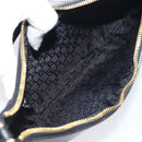 GUCCI Jackie Shoulder Bag Leather Black Gold 001 4128 Auth 197798V-17