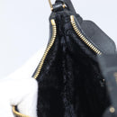 GUCCI Jackie Shoulder Bag Leather Black Gold 001 4128 Auth 197798V-19