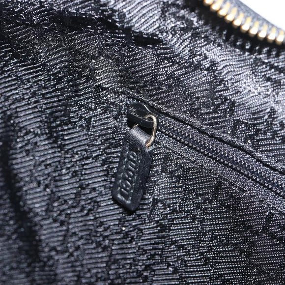 GUCCI Jackie Shoulder Bag Leather Black Gold 001 4128 Auth 197798V