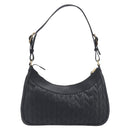 GUCCI Jackie Shoulder Bag Leather Black Gold 001 4128 Auth 197798V-3