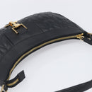 GUCCI Jackie Shoulder Bag Leather Black Gold 001 4128 Auth 197798V-6