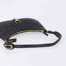 GUCCI Jackie Shoulder Bag Leather Black Gold 001 4128 Auth 197798V-7