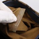 FENDI Zucca Canvas Tote Bag Nylon Brown Black Auth 197800-21