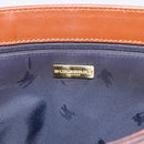 BURBERRY Nova Check Shoulder Bag PVC Beige Gold Auth 197805A-14