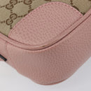 GUCCI GG Canvas Shoulder Bag Beige Gold 449413 Auth 197806A-12