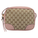 GUCCI GG Canvas Shoulder Bag Beige Gold 449413 Auth 197806A-2