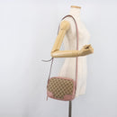 GUCCI GG Canvas Shoulder Bag Beige Gold 449413 Auth 197806A-24