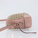 GUCCI GG Canvas Shoulder Bag Beige Gold 449413 Auth 197806A-5