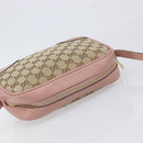 GUCCI GG Canvas Shoulder Bag Beige Gold 449413 Auth 197806A-6