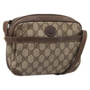 GUCCI GG Supreme Shoulder Bag PVC Beige Gold 007 90 0017 Auth 197810-1