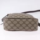 GUCCI GG Supreme Shoulder Bag PVC Beige Gold 233268 Auth 197812-6