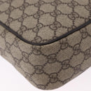GUCCI GG Supreme Shoulder Bag PVC Beige Gold 233268 Auth 197812-15