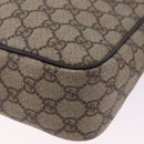 GUCCI GG Supreme Shoulder Bag PVC Beige Gold 233268 Auth 197812-16