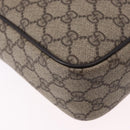 GUCCI GG Supreme Shoulder Bag PVC Beige Gold 233268 Auth 197812-17