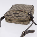 GUCCI GG Supreme Shoulder Bag PVC Beige Gold 233268 Auth 197812-7