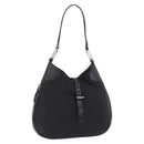 PRADA Shoulder Bag Nylon Black Silver Auth 197814A-1