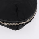PRADA Shoulder Bag Nylon Black Silver Auth 197814A-14