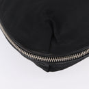 PRADA Shoulder Bag Nylon Black Silver Auth 197814A-15