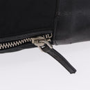 PRADA Shoulder Bag Nylon Black Silver Auth 197814A-18