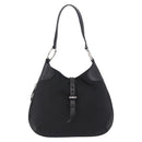 PRADA Shoulder Bag Nylon Black Silver Auth 197814A-13