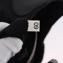 PRADA Shoulder Bag Nylon Black Silver Auth 197814A-12