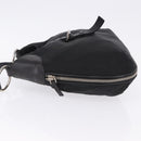 PRADA Shoulder Bag Nylon Black Silver Auth 197814A-4