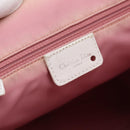 Christian Dior Trotter Canvas Shoulder Bag Pink Silver Auth 197815A-15
