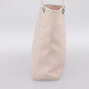 Christian Dior Trotter Canvas Shoulder Bag Pink Silver Auth 197815A-5