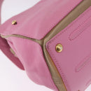 SAINT LAURENT Muse Two Hand Bag Leather 2way Pink Gold 289278 Auth 197816A-14