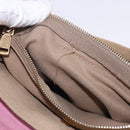 SAINT LAURENT Muse Two Hand Bag Leather 2way Pink Gold 289278 Auth 197816A-27
