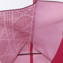 Christian Dior Tote Bag Leather Pink Silver Auth 197818-19