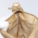 CHANEL Choco Bar Hand Bag Lamb Skin Brown Gold CC Auth 197821-19