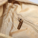 CHANEL Choco Bar Hand Bag Lamb Skin Brown Gold CC Auth 197821-21