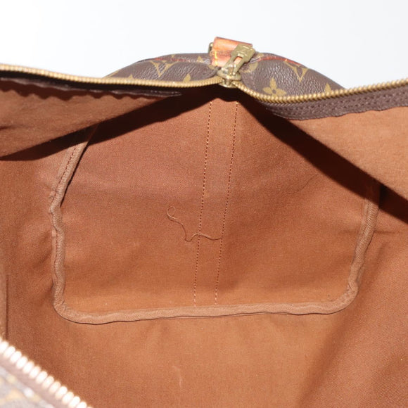 LOUIS VUITTON Monogram Keepall Bandouliere 55 Boston Bag M41414 LV Auth 197823