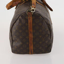 LOUIS VUITTON Monogram Keepall Bandouliere 55 Boston Bag M41414 LV Auth 197823-3