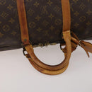 LOUIS VUITTON Monogram Keepall Bandouliere 55 Boston Bag M41414 LV Auth 197823-8