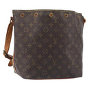 LOUIS VUITTON Monogram Petit Noe Shoulder Bag M42226 LV Auth 197826-1