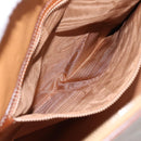 CELINE Macadam Canvas Hand Bag PVC Beige Gold Auth 197827-21