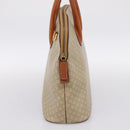 CELINE Macadam Canvas Hand Bag PVC Beige Gold Auth 197827-3