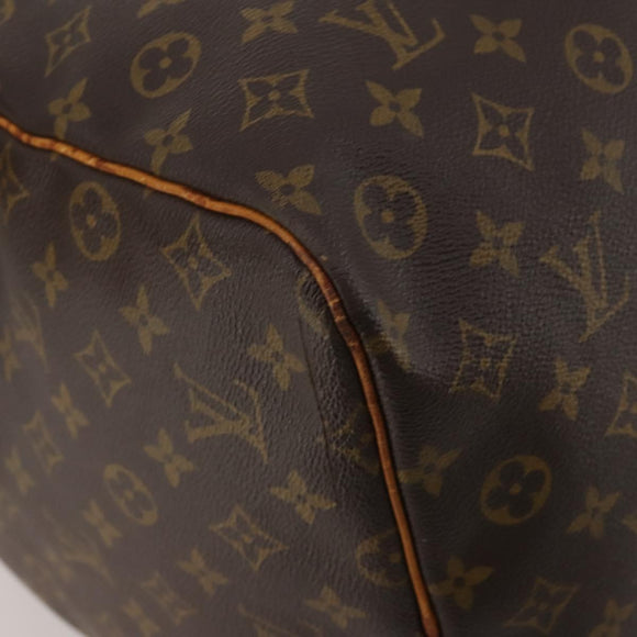 LOUIS VUITTON Monogram Keepall 60 Boston Bag M41422 LV Auth 197828