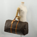LOUIS VUITTON Monogram Keepall 60 Boston Bag M41422 LV Auth 197828-23