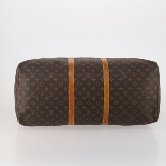 LOUIS VUITTON Monogram Keepall 60 Boston Bag M41422 LV Auth 197828