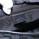 GUCCI GG Canvas Tote Bag Black Silver 019 0402 Auth 197830-18
